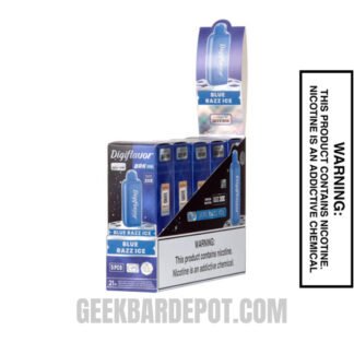 BlueRazzIceDigiflavorBRK20KPODDisposableVapeWithBundlePack BlueRazzIceDigiflavorBRK20KPODDisposableVapeWithBundlePack