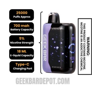Grape Slush Geek Bar Pulse X Vape Specifications Grape Slush Geek Bar Pulse X Vape Specifications