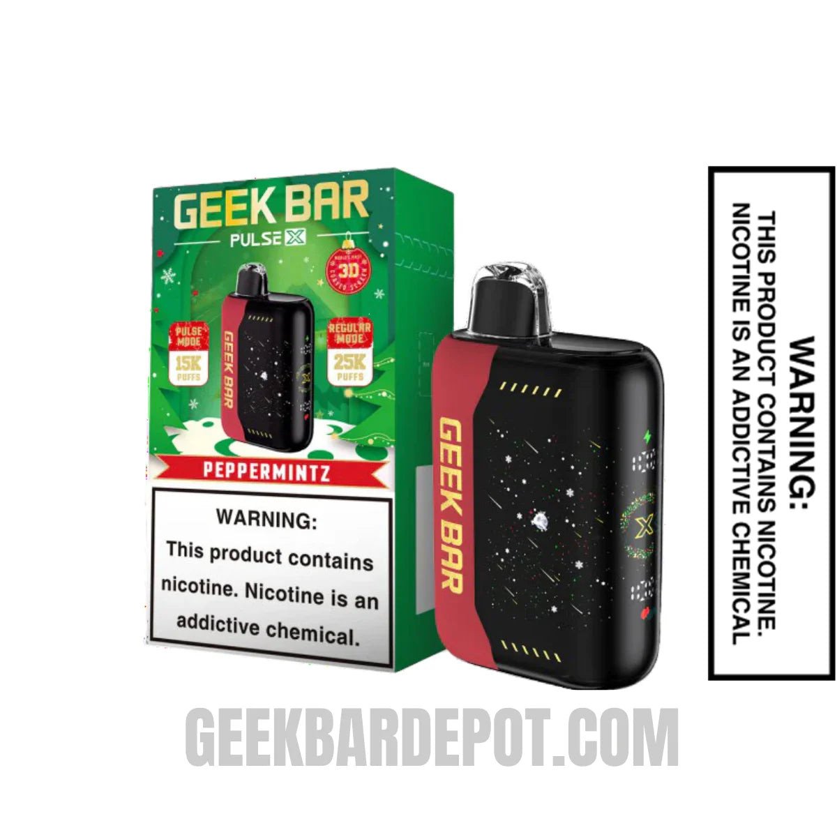 PappermintzGeekBarPulseXDisposableVapeWithPackageBox