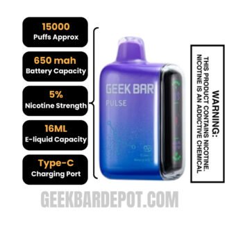 Pisces Black Cherry Geek Bar Pulse Vape Specification Pisces Black Cherry Geek Bar Pulse Vape Specification