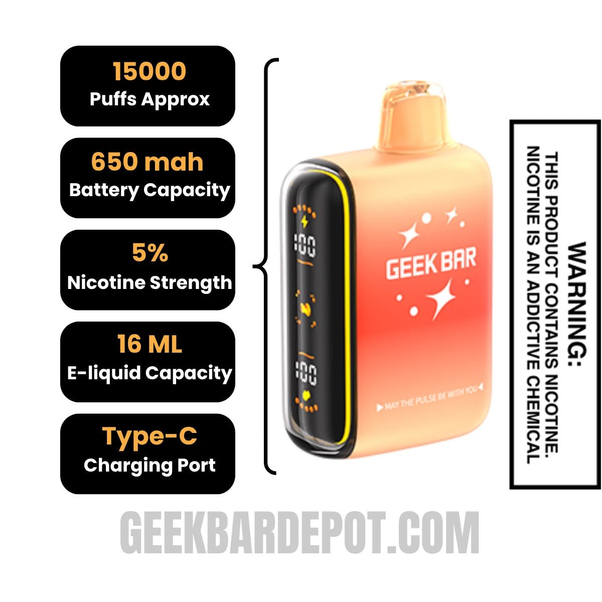 Strawberry Savers Geek Bar Pulse Savers Edition Vape