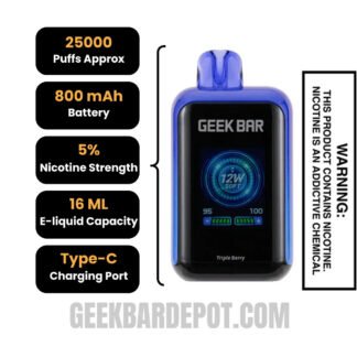Triple Berry Geek Bar Skyview Disposable Vape Specifications Triple Berry Geek Bar Skyview Disposable Vape Specifications