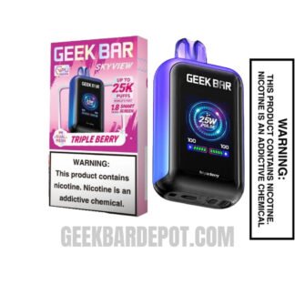 Triple Berry Geek Bar Skyview Disposable Vape With Package Box Triple Berry Geek Bar Skyview Disposable Vape With Package Box