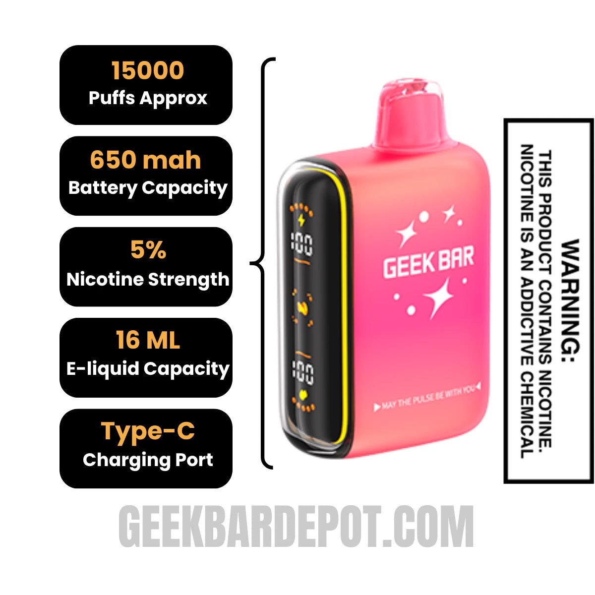 Wild Berry Savers Geek Bar Pulse Savers Edition Vape